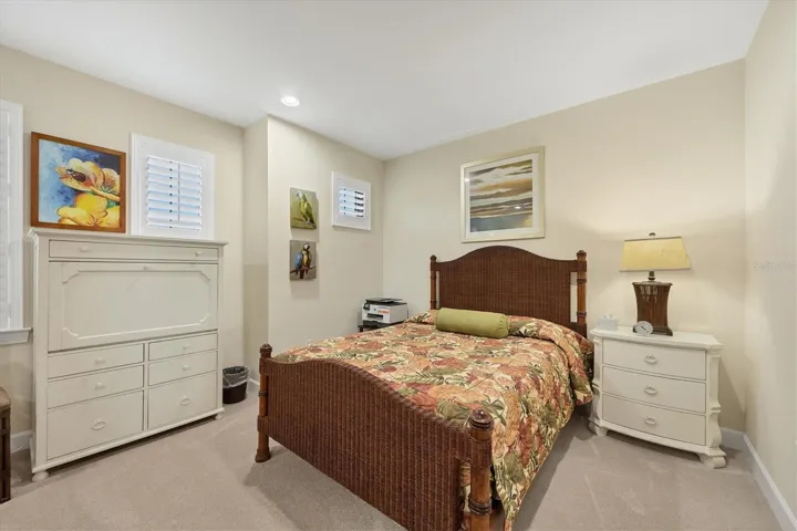 Spacious Bedroom Three - Plantation Shutters and newer plush carpeting