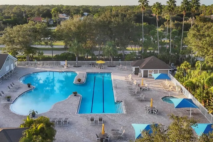 Aerial view of Pool Area