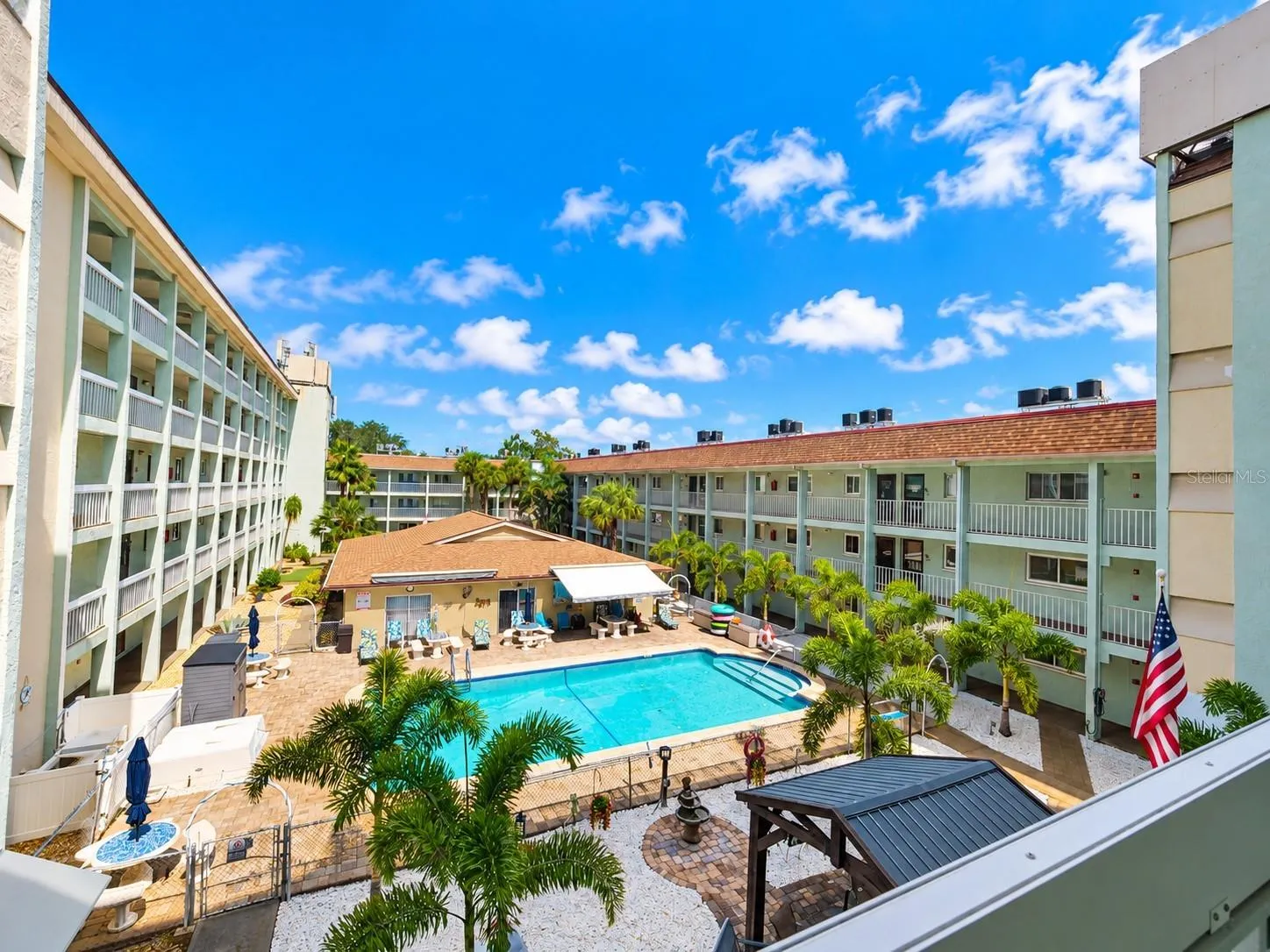 Pool Area from West side
