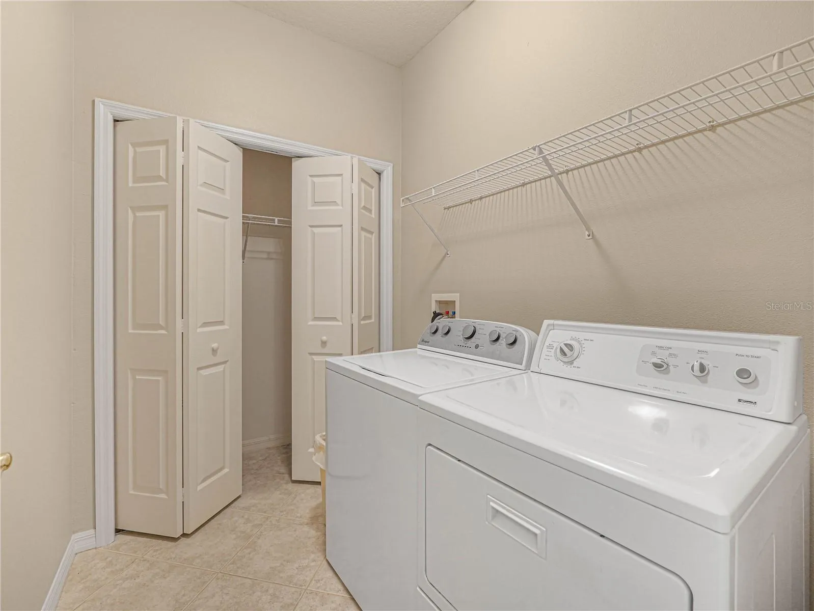 Laundry with Built in Closet
