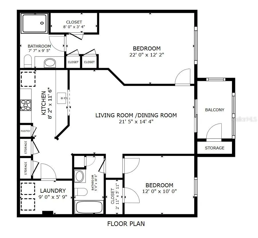 4849 Cypress Woods Dr #1302 Floor Plan