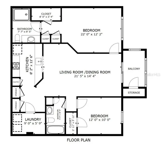 4849 Cypress Woods Dr #1302 Floor Plan
