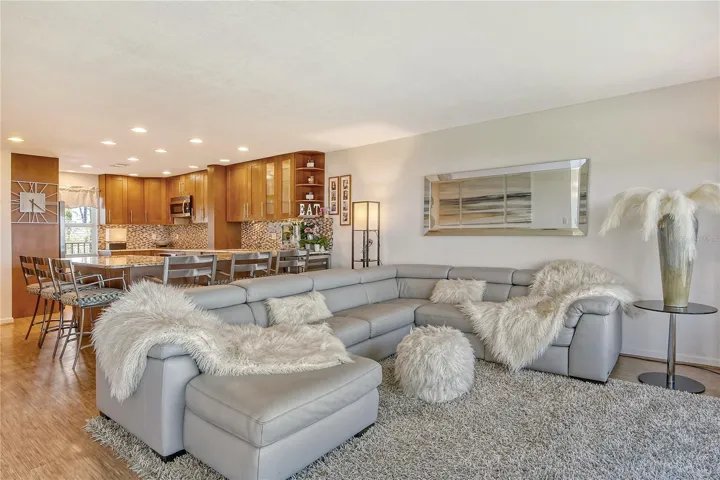Great Room Living Area to Kitchen!