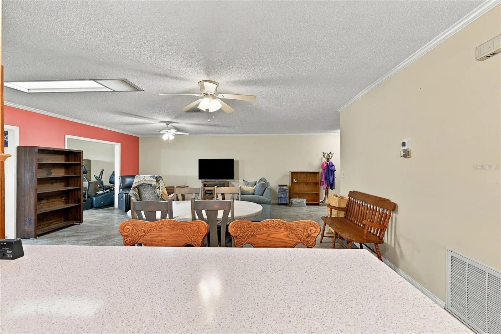 Kitchen looking into the Dining Area