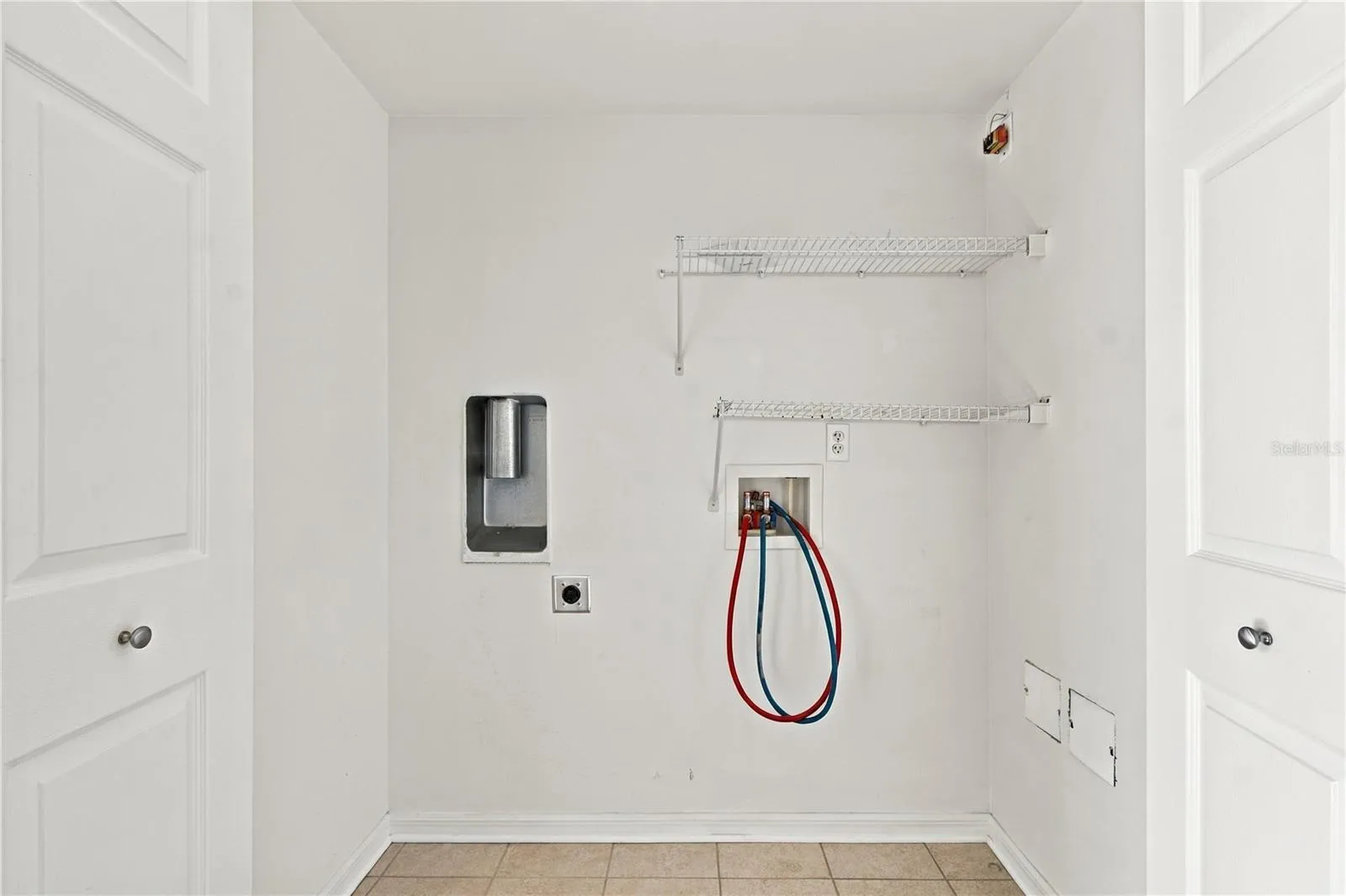 Washer / Dryer Hook up hall closet