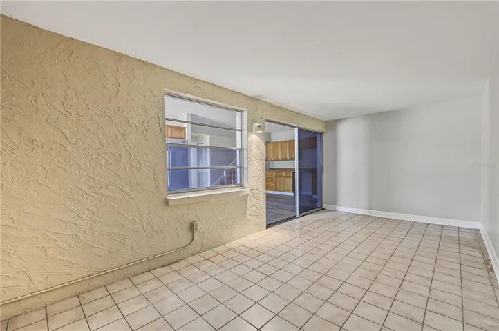 Side Patio off of the kitchen.