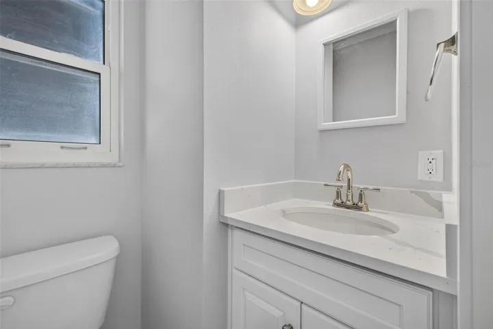 main level half bath