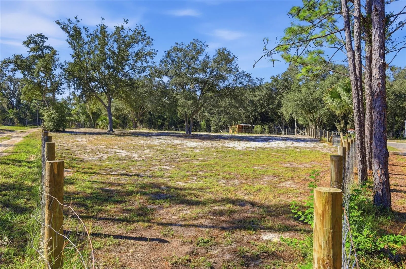 1 of 3 large fenced in areas