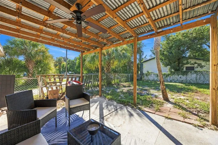 Back patio