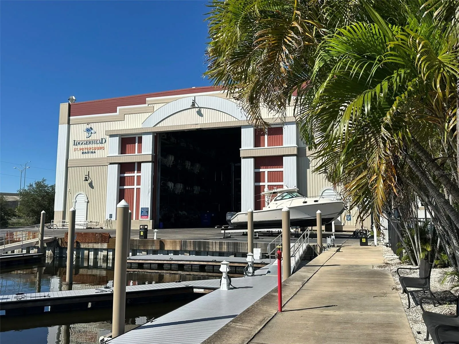 Marina dry storage onsite