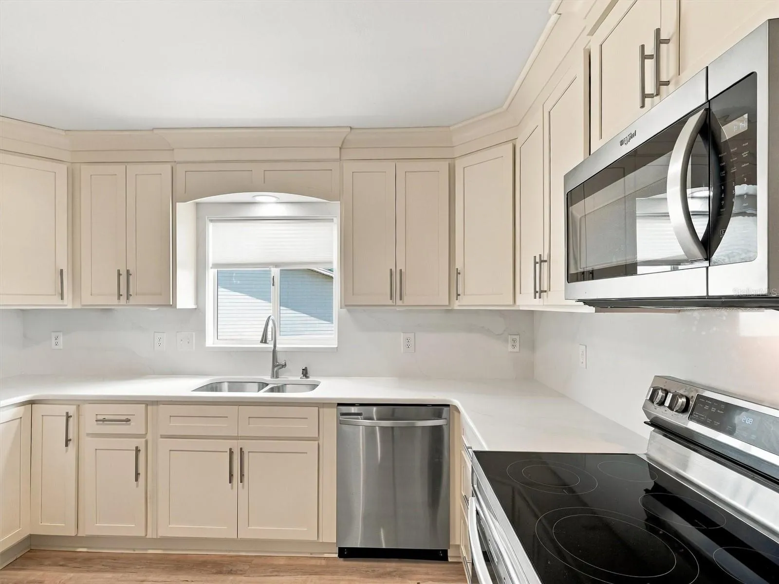 Custom Built Cabinets and New Appliances