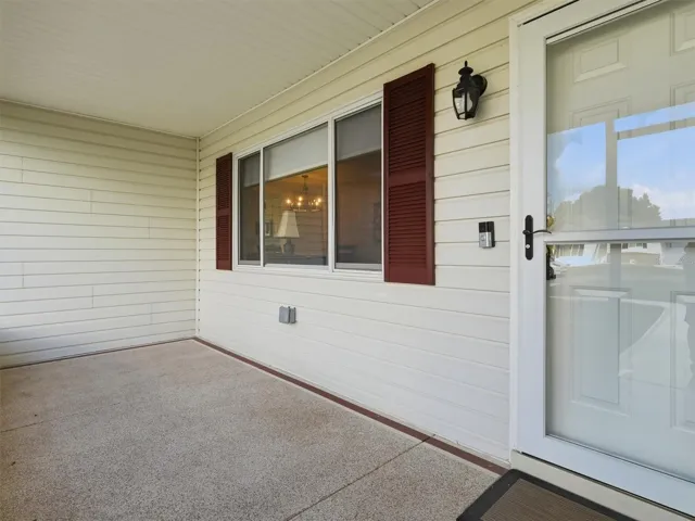 Screened Front Porch with Custom Storm Door