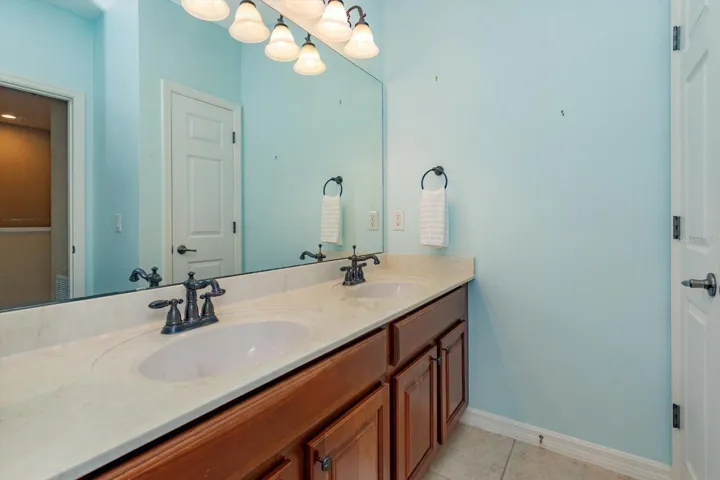 Upstairs Bedroom 2 & 3 Shared Bathroom with Separate Water Closet and Shower area