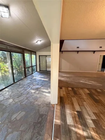 Combo View Of Sunroom, Living Room, Dining Area