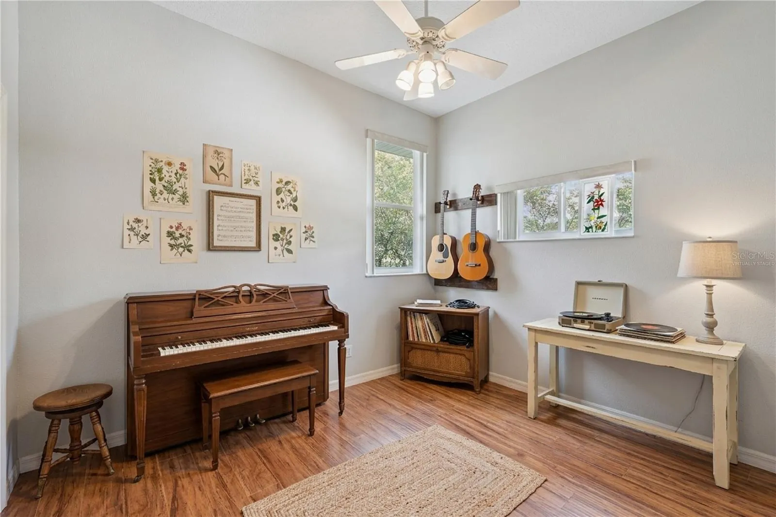Bedroom 2 or music room! Virtually Staged