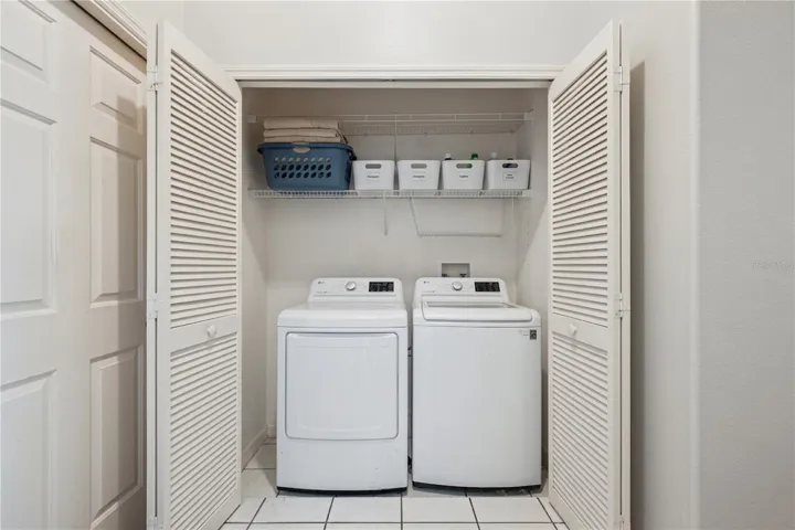 Interior Laundry Closet