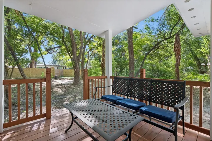 rear porch