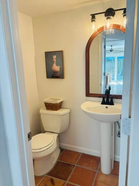 Downstairs half bath