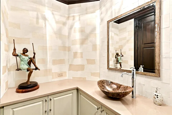 Powder bathroom
