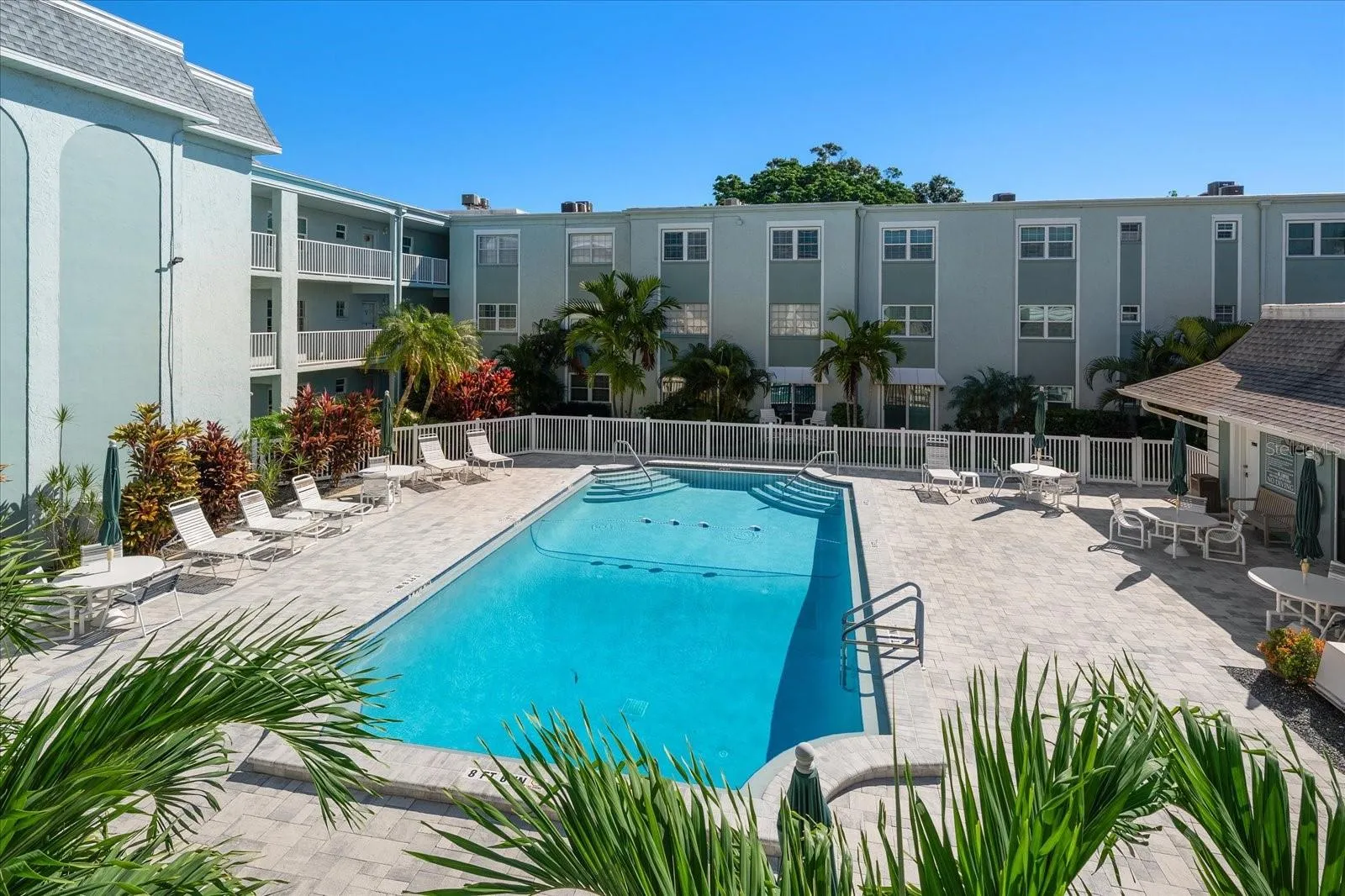 Heated pool and clubhouse