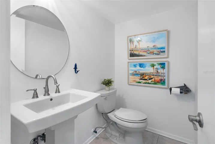First Level 1/2 Bath