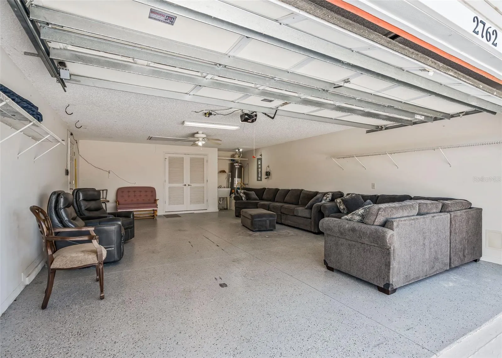 EXTENDED 2 Car Garage w/ Epoxy Flooring. 20'x29'
