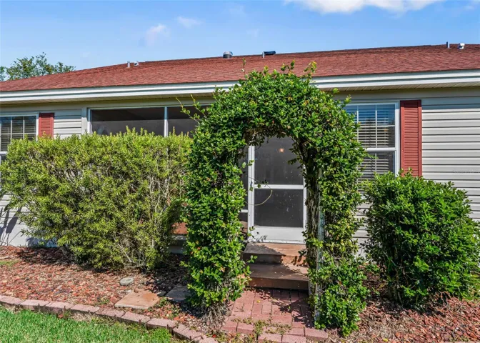 Decorative Rear Landscaping.