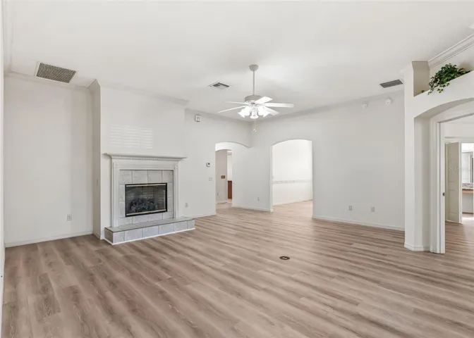 Crown Molding Throughout.
