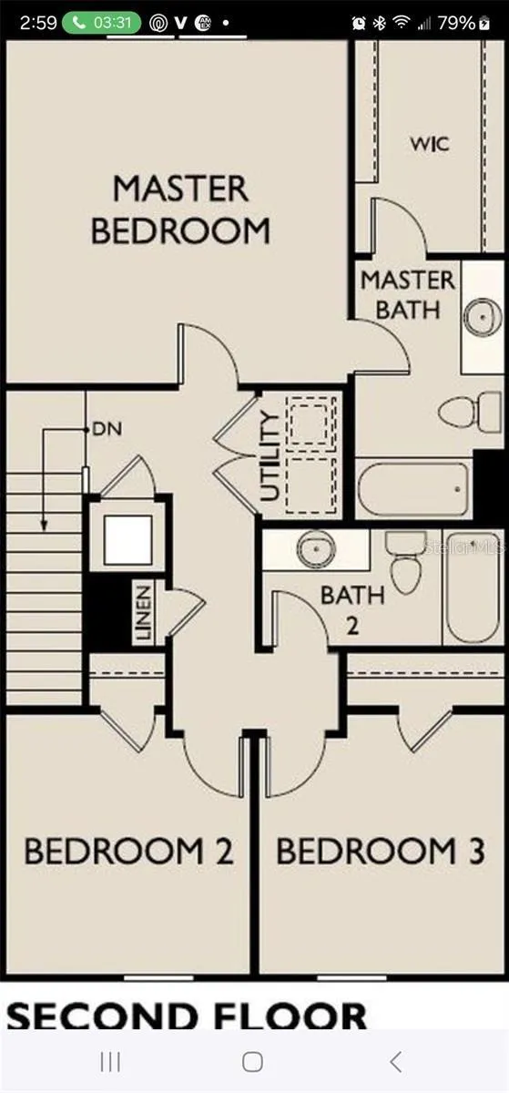 Second floor layout