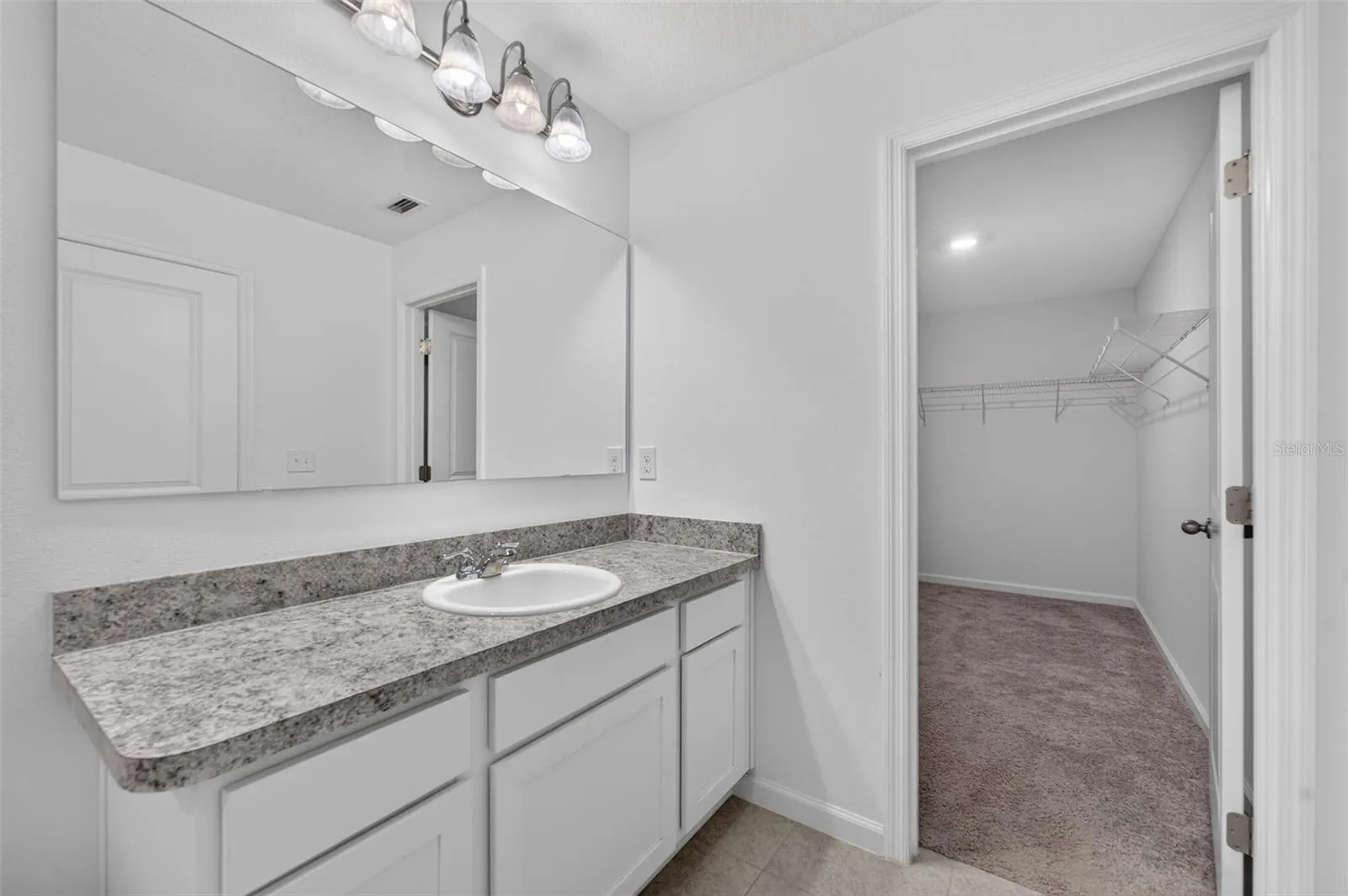 Master bathroom vanity