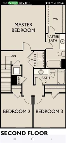 Second floor layout