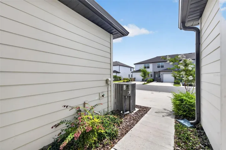Rear Entry of townhome