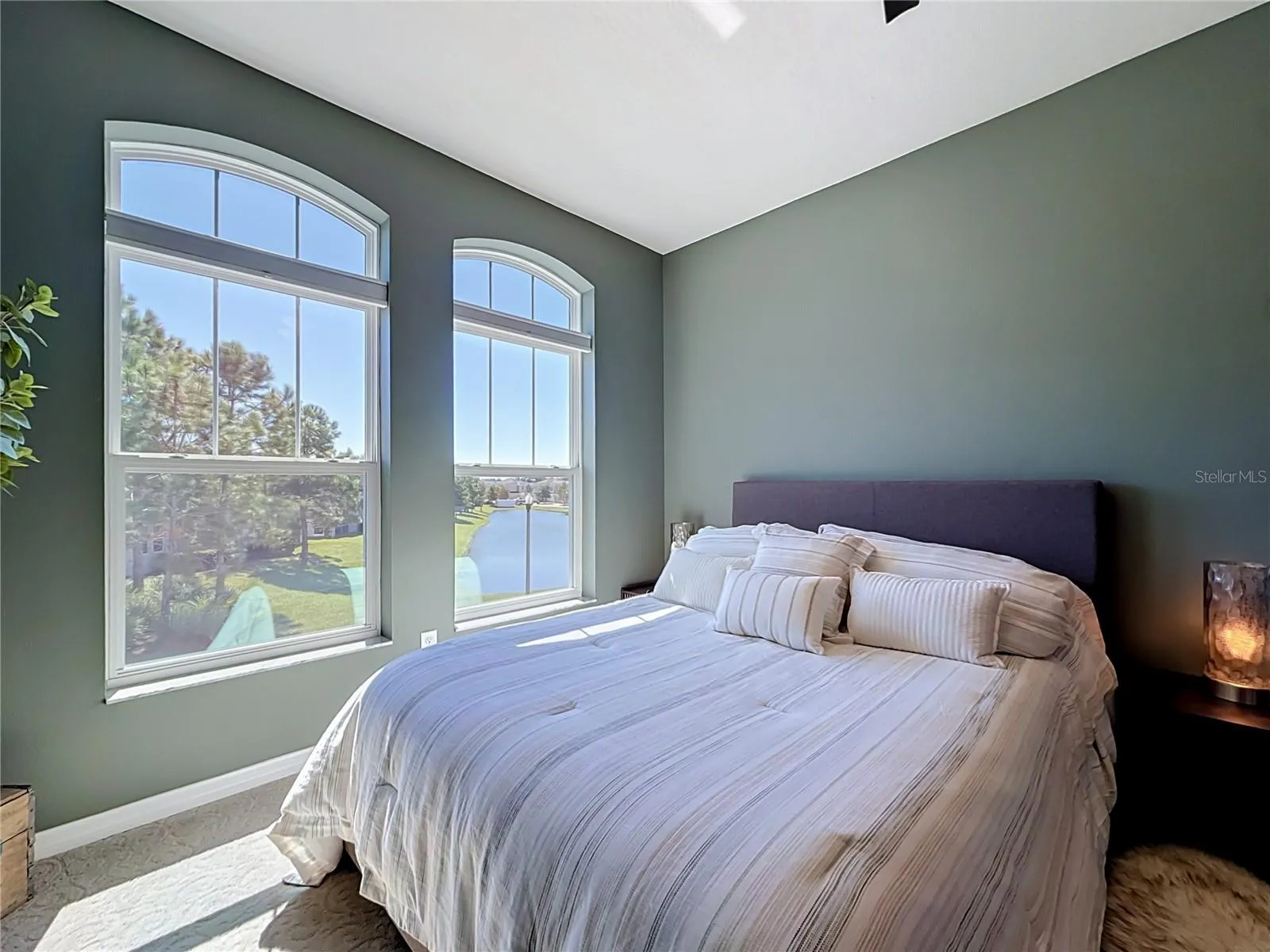 2nd Bedroom with beautiful pond view