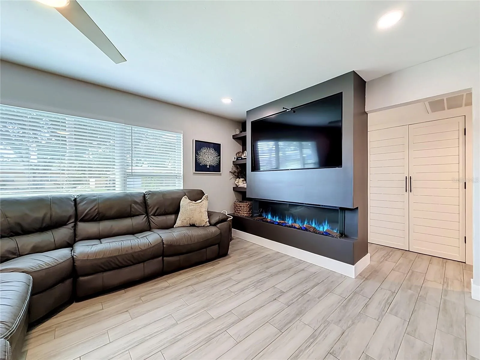 Spacious family room