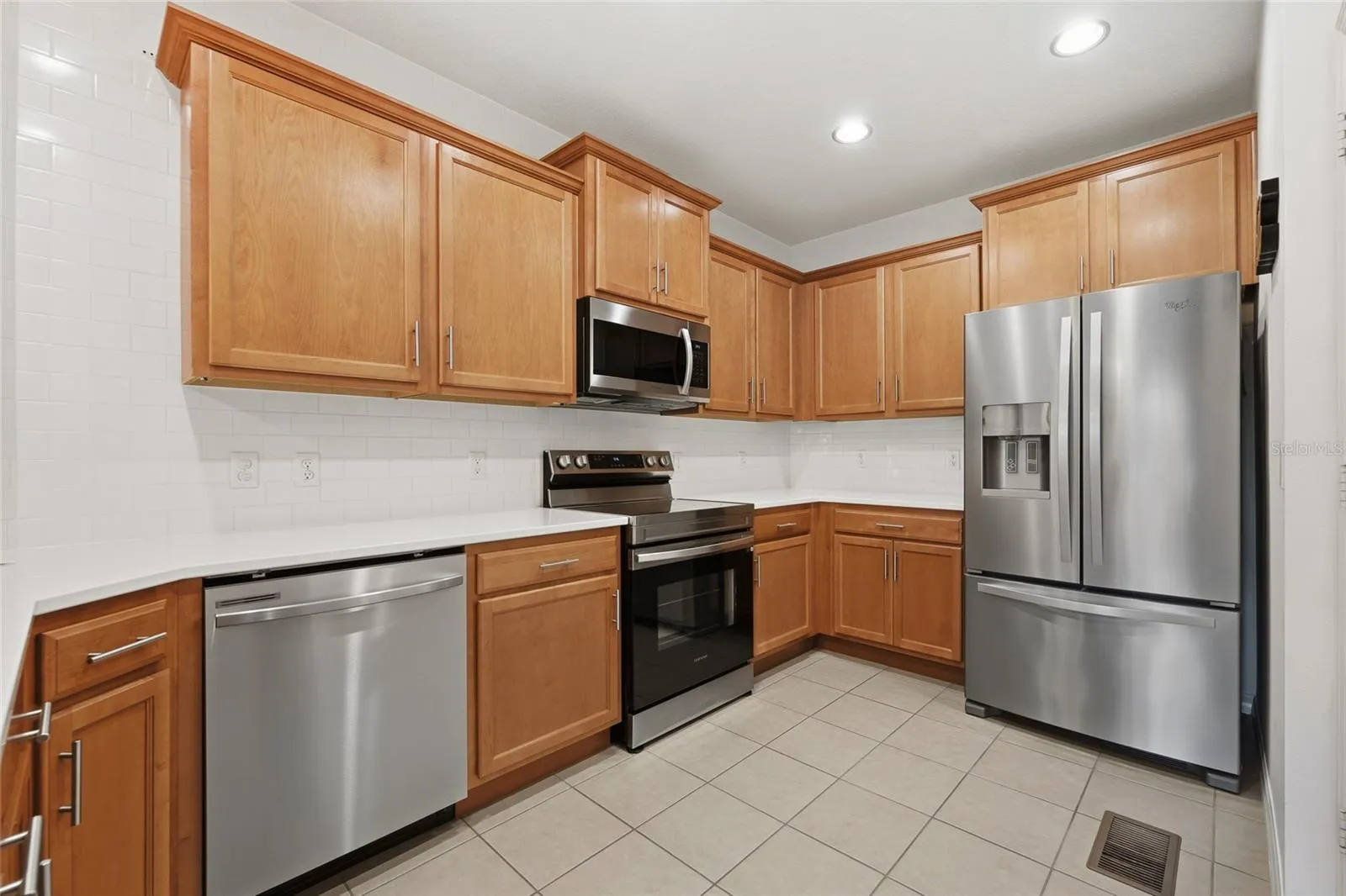 Kitchen with plenty of cabinet and counter space and appliances included