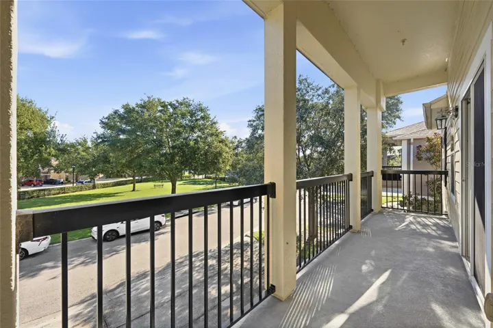 Very spacious balcony