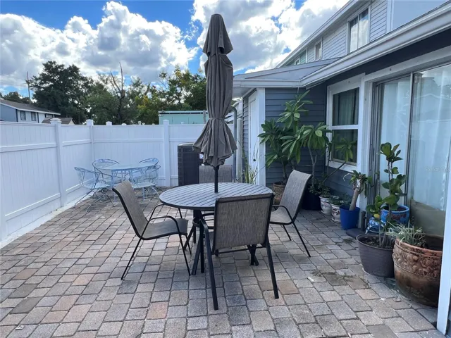Part of back patio