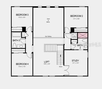 Floor 2  ~ Additional Highlights Include: kitchen pendant light pkg, extended flooring throughout main living and primary bedroom and closet