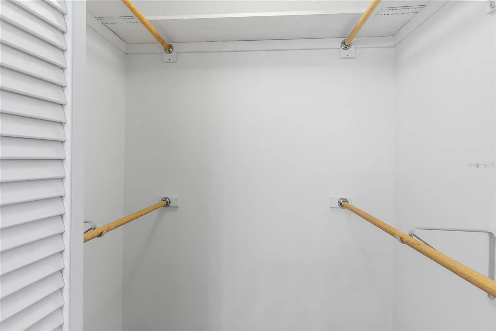 Spacious walk in closet in primary suite
