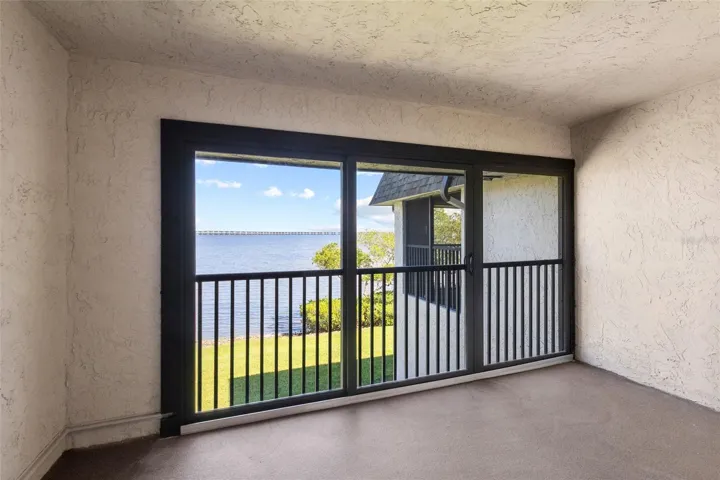 Balcony off primary bedroom - full panoramic water views