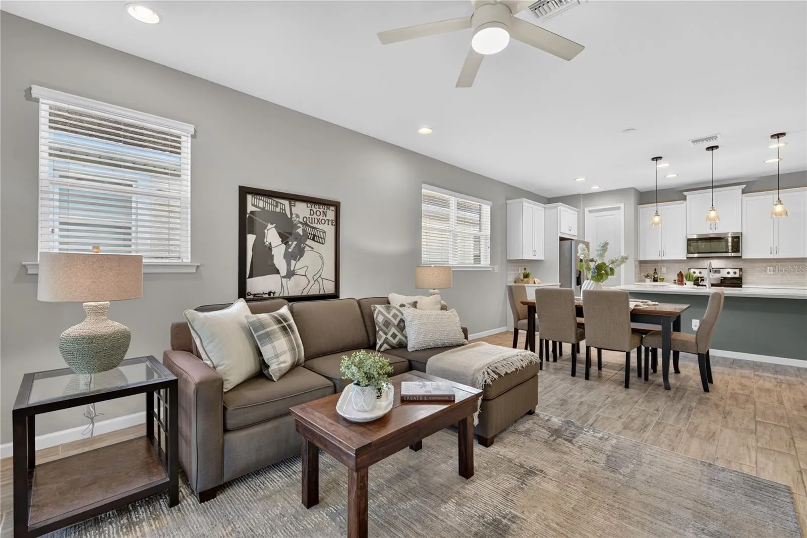 Open Concept Living/Dining Room