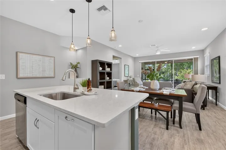 Open Concept Living/Dining Room