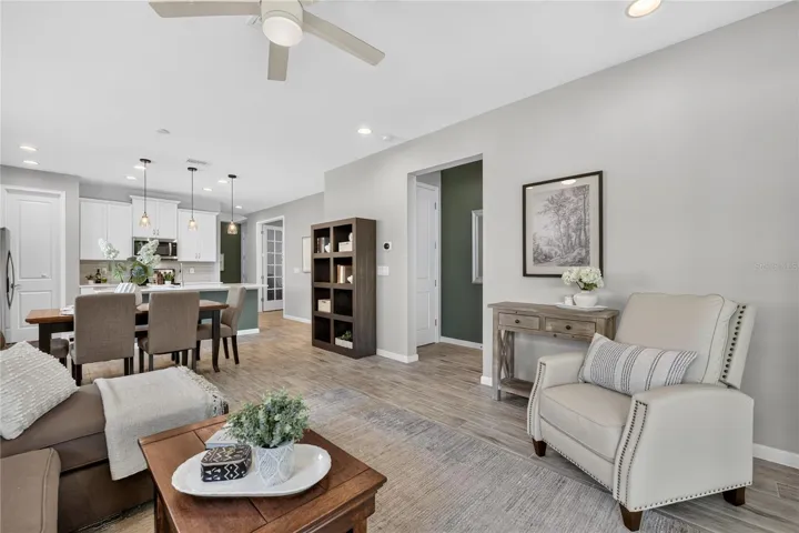 Open Concept Living/Dining Room
