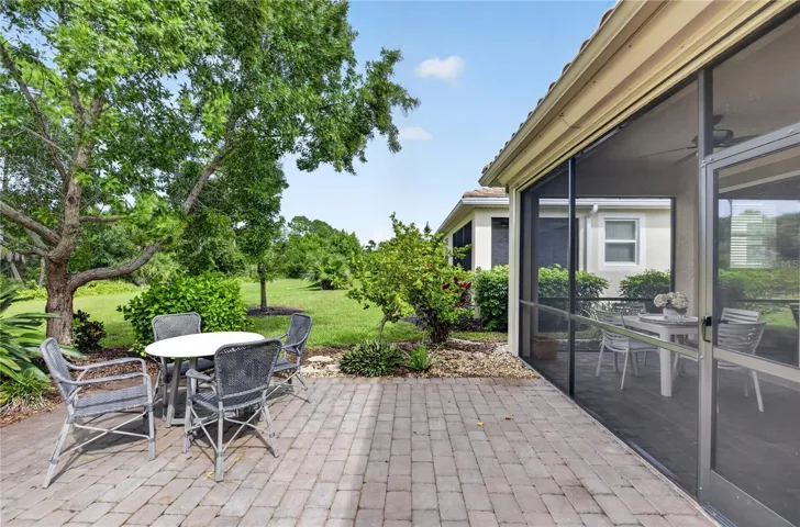 Extended Patio with Preserve Views