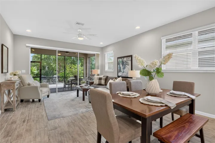 Open Concept Living/Dining Room