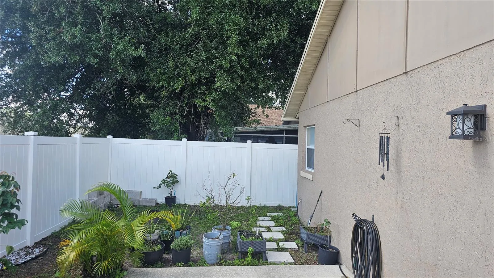 Private Fenced Backyard