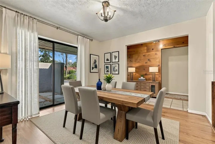 Virtually Staged Dining Room