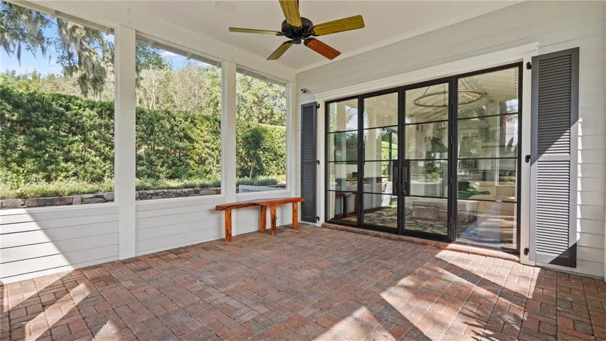 Covered Front Patio off Family Room