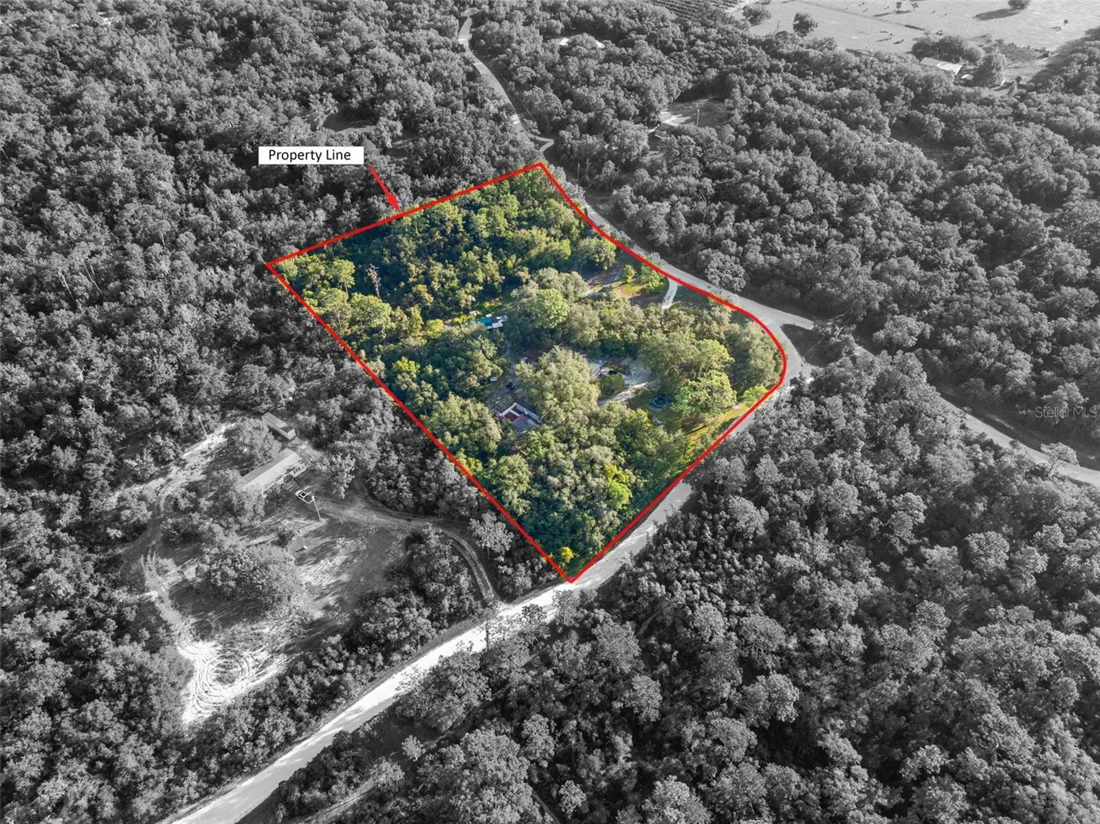 Aerial - 5 Acres