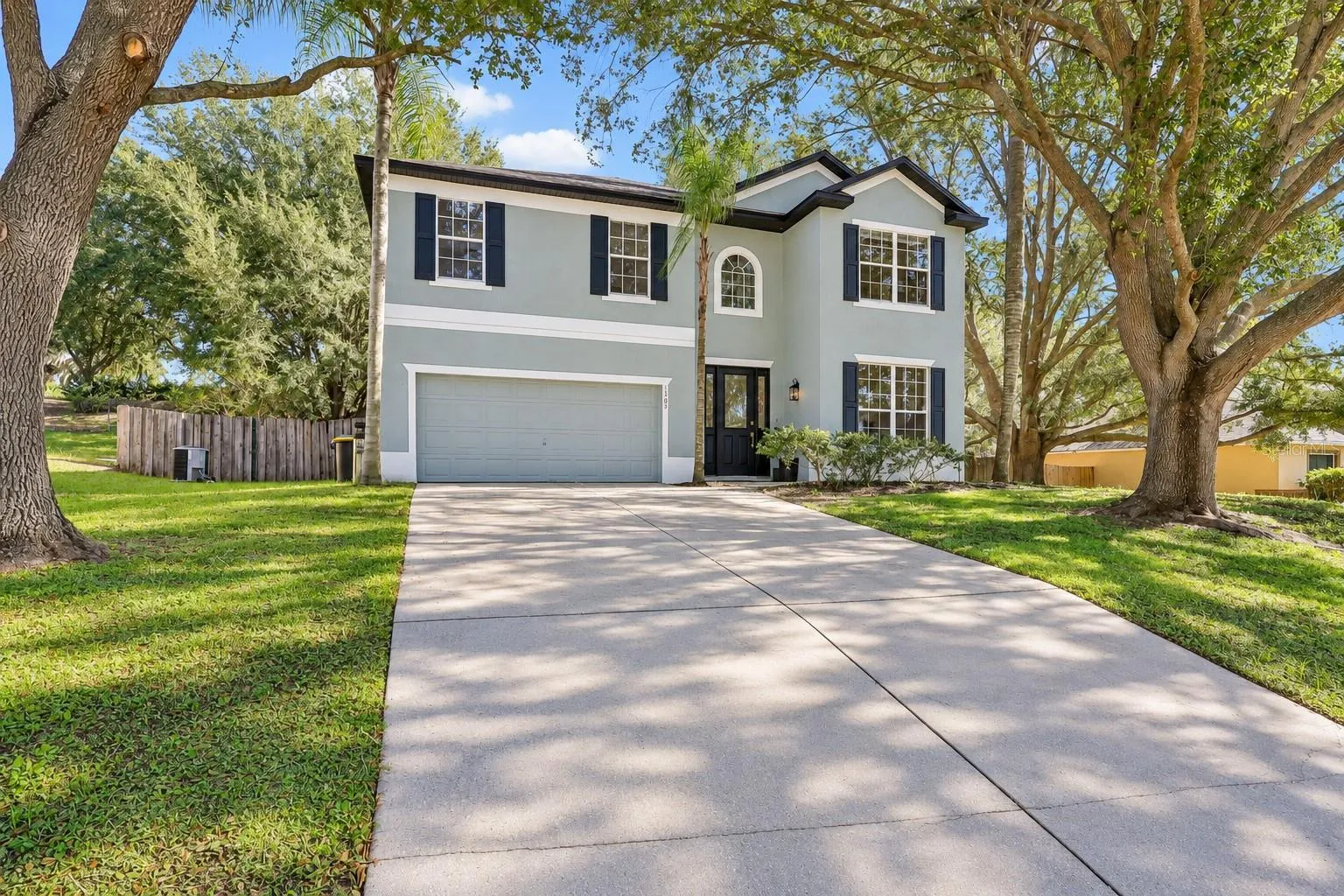 Plenty of space to park off the street in addition to the 2-car garage.